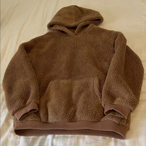Girls L Brown Sherpa Jacket